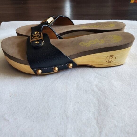 Flogg Malibu Leather Upper Clogs Size 5.5 - Picture 4 of 6